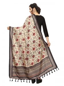 Black Khadi Dupatta