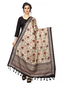 Black Khadi Dupatta