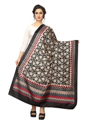 Black Khadi Dupatta