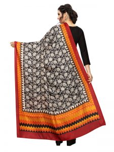 Red Khadi Dupatta