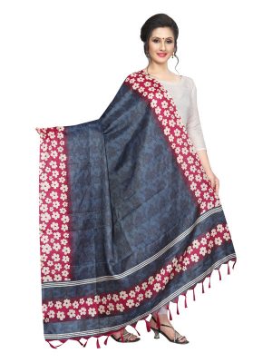 Grey Khadi Dupatta