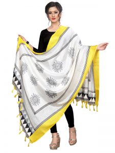 Yellow Khadi Dupatta