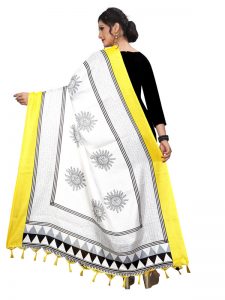 Yellow Khadi Dupatta