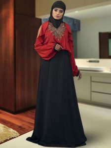Maxi Black Abaya Dress