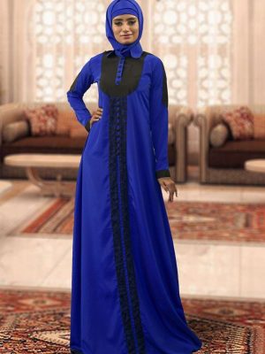 Blue Color Evening Dress