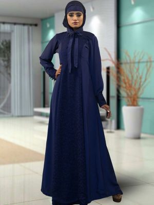 Dark Blue Color Free Size Kaftan