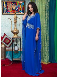 Blue Color Free Size Kaftan