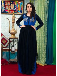 Black Color Maxi Style Abaya Dress
