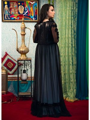 Black Color Gown Style Kaftan
