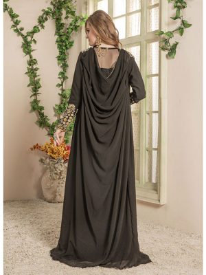 Women Black Color Arabic Style Kaftan