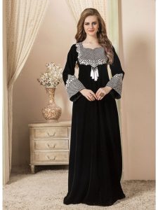 Women Black Color Abaya Dress