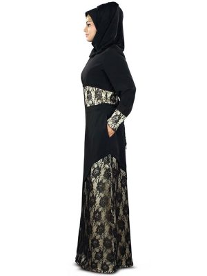 Womens Abaya Black Color Formal