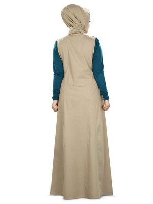 Womens Abaya Green Color Modest