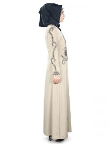 Womens Abaya Beige Color Muskan