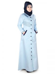 Womens Abaya Blue Color Attractive