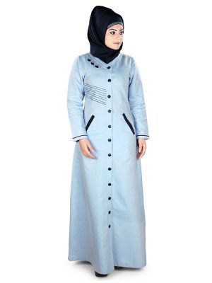 Womens Abaya Blue Color Attractive