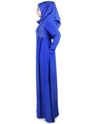 Womens Abaya Blue Color Modest