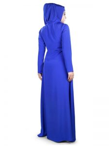 Womens Abaya Blue Color Modest