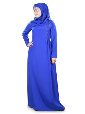 Womens Abaya Blue Color Modest