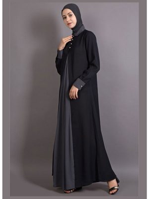 Womens Abaya Black Color Formal Muslim Wear