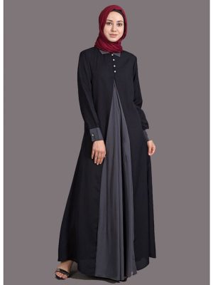 Womens Abaya Black Color Formal Muslim Wear
