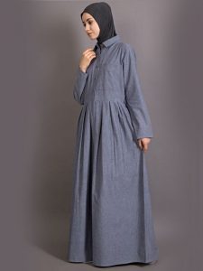 Womens Abaya Blue Color Daily Wear