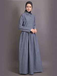 Womens Abaya Blue Color Daily Wear