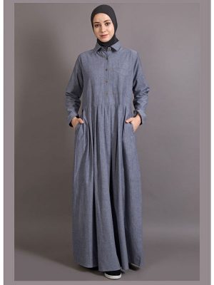 Womens Abaya Blue Color Daily Wear