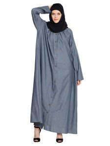 Womens Abaya Blue Color Daily Wear