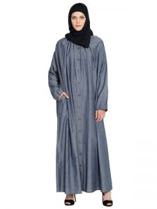 Womens Abaya Blue Color Daily Wear