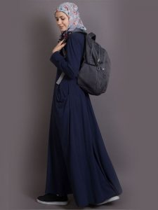 Womens Abaya Blue Color Casual Wear