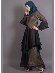 Womens Abaya Black Color Formal Wear