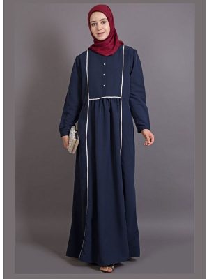 Womens Abaya Blue Color Casual Wear