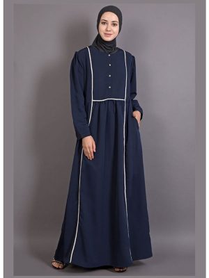 Womens Abaya Blue Color Casual Wear