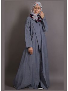 Womens Abaya Blue Color Daily Wear