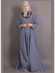 Womens Abaya Blue Color Daily Wear