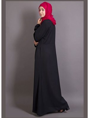 Womens Abaya Black Color Formal Wear