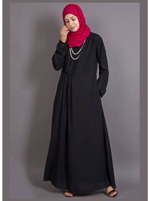 Womens Abaya Black Color Formal Wear