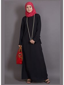 Womens Abaya Black Color Modest