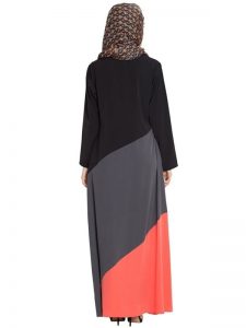 Womens Abaya Multi Color Evening Dress