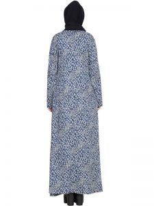 Womens Abaya Blue Color Designer Wear