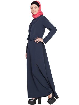 Womens Abaya Blue Color Attractive