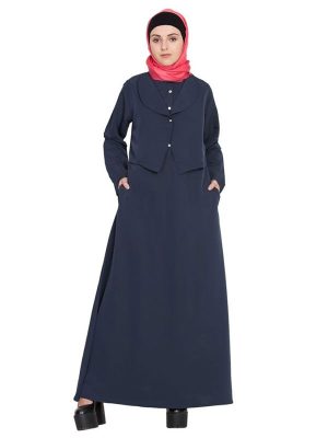 Womens Abaya Blue Color Attractive