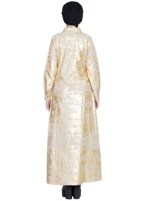 Womens Abaya Gold Color Modest