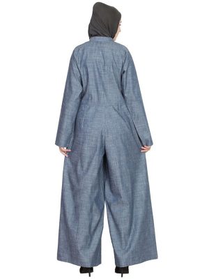 Womens Abaya Blue Color Graceful