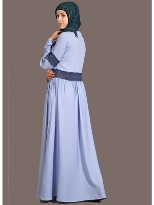 Womens Abaya Blue Color Attractive