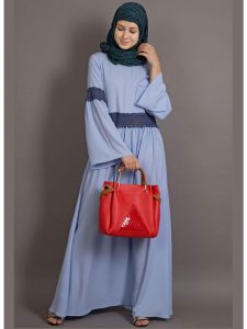 Womens Abaya Blue Color Attractive