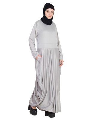 Womens Abaya Grey Color Attractive