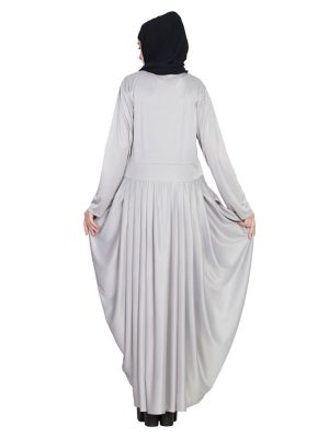 Womens Abaya Grey Color Attractive