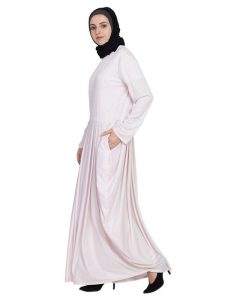 Womens Abaya Pink Color Daily Wear